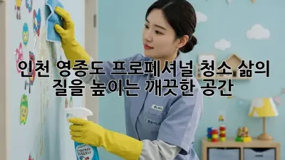 인천 영종도 프로페셔널 청소: 삶의 질을 높이는 깨끗한 공간